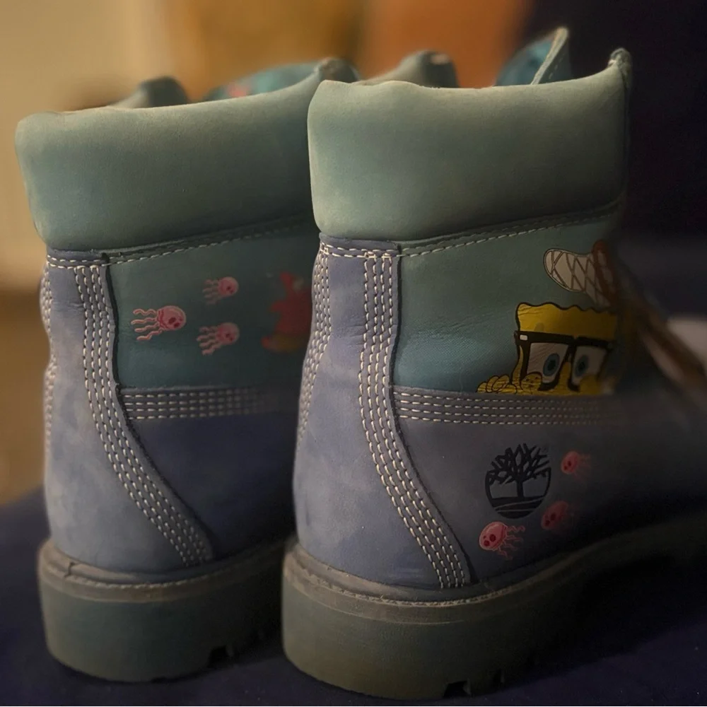 Sponge Bob Timberlands - Picture 3 of 6